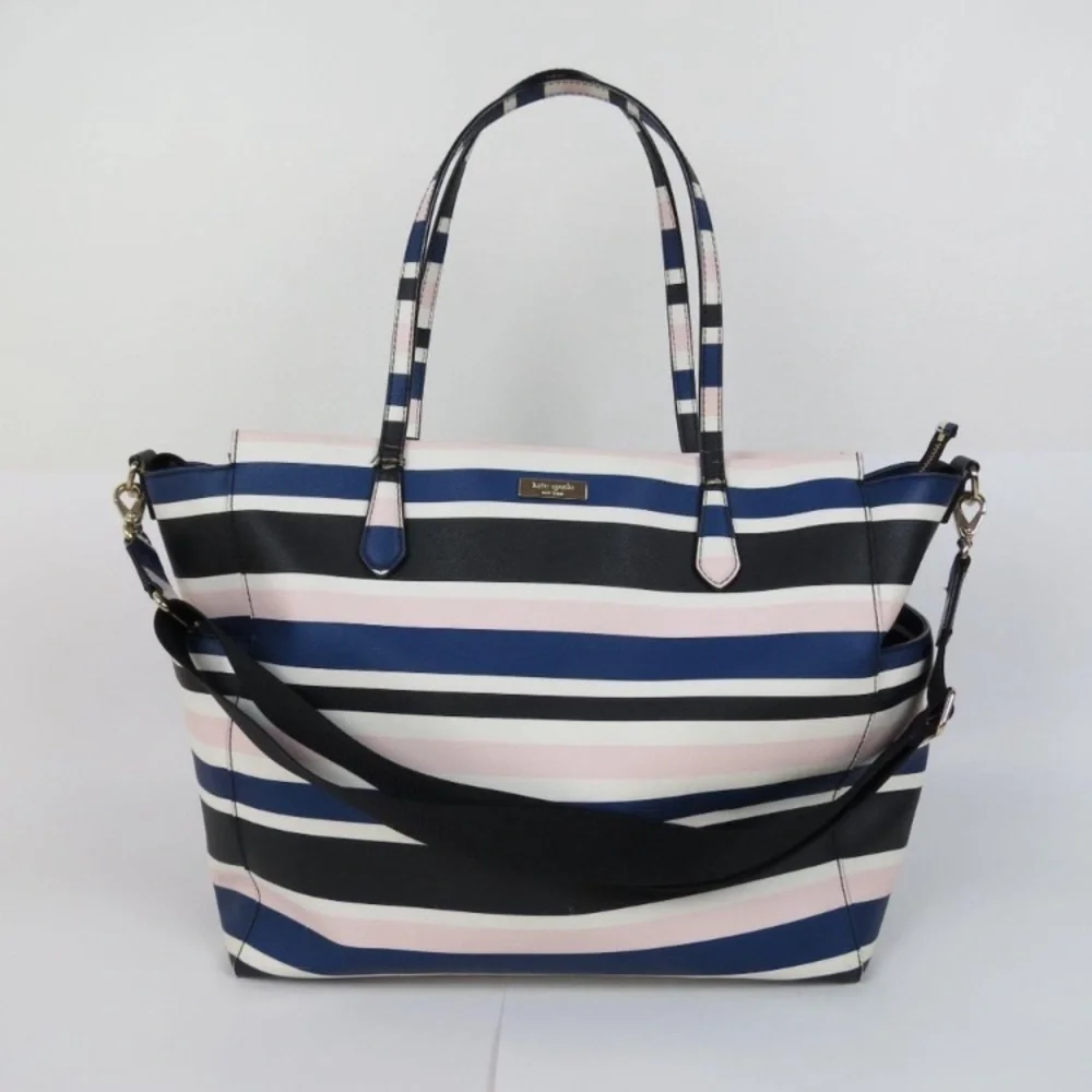Kate Spade Striped Kaylie grove street Diaper Baby Bag